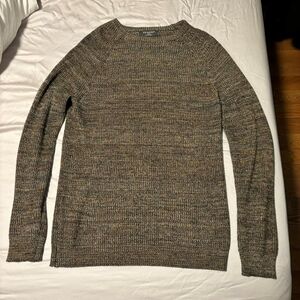Primark Men's Multitone Brown Crewneck Sweater
